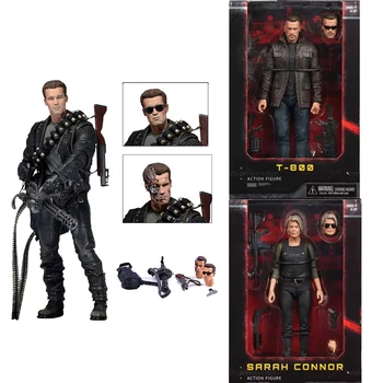 NECA Terminatorius 2 Pav Teismo Dieną T-800 Arnoldas Schwarzeneggeris Tamsiai Likimą Sarah Connor Veiksmų Skaičius, Modelis Žaislas, Lėlė Dovana