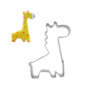 Žirafa Formos Sausainių Pelėsių Bakeware Minkštas Pyragas Pelėsių 