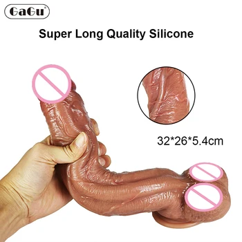 Realistic Silicone Dildo Super Long Size Huge Big Penis with Sucker Sex Toys for Woman Strapon Vagina Orgasm Female Masturbation