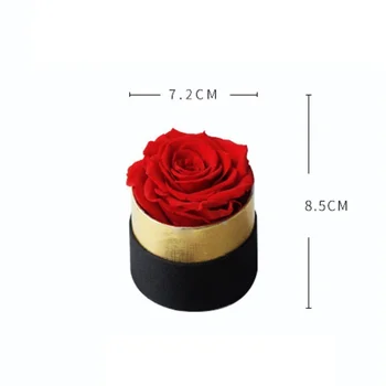 Eternal Rose Langelyje Konservuoti Nekilnojamojo Rožių Žiedų Su būda Nustatyti Geriausią Motinos Diena Dovana Romantiška Valentino Dieną