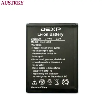 Naujas Ixion E350 Baterija DEXP Ixion E350 2000mAh Telefono Bateria Batterij + Sekimo Kodas