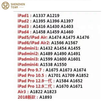 SZteam Už SN Serijos Numeris iPad mini 1 2 3 4 iPad Oro 1 2 