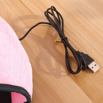 USB Šildomos Pelės Mygtukai Kilimėlis Kilimėlis Mause Vertus Šiltesnis su Wristguard Šiltas Žiemą, Pelės Kilimėlis, USB Port