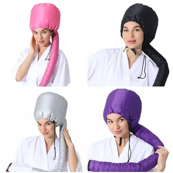 Nešiojamų Minkštas Plaukų Džiovinimo Dangtelis variklio Dangčio Hood Hat Moterų Džiovintuvas Namų kirpykla Tiekimo Reguliuojamas Aksesuaras Sausų plaukų bžūp