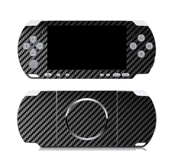 Juodos spalvos Anglies Pluošto Vinilo Oda Lipdukas apsaugos Sony PSP 3000 odos Lipdukai PSP3000