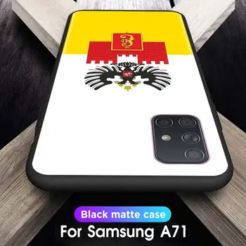 Telefono dėklas Samsung Galaxy A72 A91 A51 A71 A21 A31 A41 Kvantinė A42 5G A02s Minkštas Viršelis rusijos Vėliava