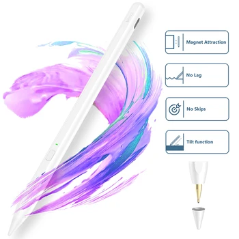 Uogic Smart Stylus Pen For Ipad Palmių Atmetimo Tablet Touch pen Apple Pieštuku 2 1 iPad Pro 11 12.9 2020 m. 2018 m. 2019 m. 6-oji 7-oji