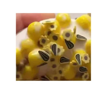 100g Mini Saulėgrąžų Sėklos Polimero Molis Drožlių Amatų Padaryti DIY Nail Art Apdailos Kristalų Purvo Užpildas:5mm