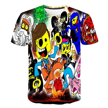 Vasaros Marškinėliai Berniukui Drabužių 3D Vaikų Ninja Ka T-Shirt Animacinių filmų Anime Mados Mergaitė, T-Marškinėliai, Drabužiai, vaikiški Drabužiai 4-14T