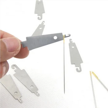Nerūdijančio plieno adata threader threaders dygsnio dangos siuvimo įrankiai, reikmenys