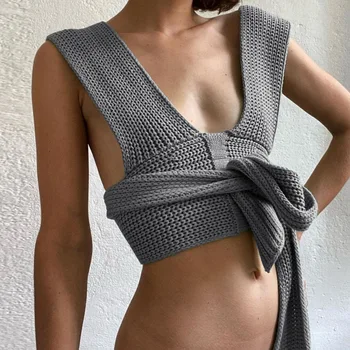 Maudymosi Kostiumėlį Moterų Paplūdimio Outwear Padengti Iki 2021 M. Vasarą Seksualus Sutvarstyta Viduje Ne Dėvėti 