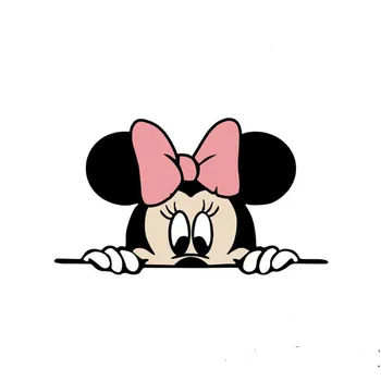 Juokingas ir mielas animacinių filmų personažus, lipdukai Mickey Minnie išgalvotas stiliaus lipdukai dekoratyviniai KK14x8cm