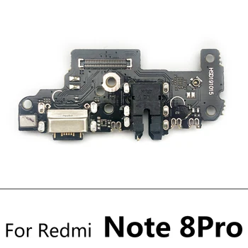 Už Xiaomi Redmi Pastaba 5 5A 6 7 8 9 Pro 8T 9S Kopijuoti USB Įkrovimo lizdas Jungtis Su Mic Mikrofonas Flex Kabelis atsarginės Dalys