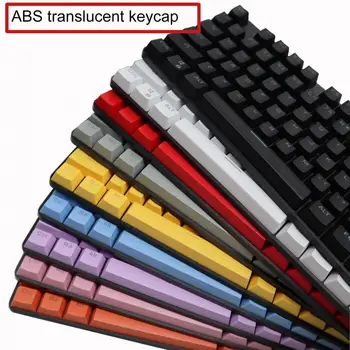 Dviejų spalvų Įpurškimo Klavišą Caps 104Pcs ABS Stilingas Apšvietimas Keycaps Pakeitimo Mechaninė Klaviatūra Aksesuaras Klaviatūros Aksesuarai