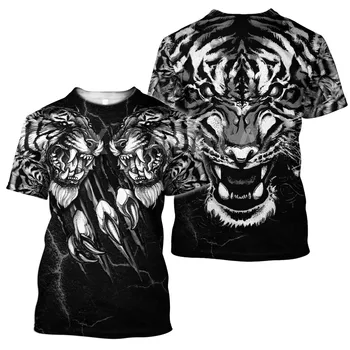 Drop Laivyba Vasarą Naujas Mados Gyvūnų Tigras Vyrai Moterys 3D Atspausdintas T Shirts 5 Unisex Harajuku Tee Marškinėliai Topai