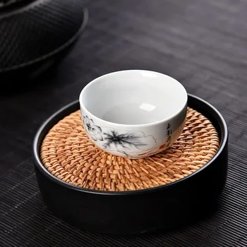 【Raudona miško】Kinų Arbatos Puodelio Porceliano spalvos jūros vandens Žuvys Teacup Rinkinys, Arbatinukas Drinkware Keramikos Kinijos Kung Fu Arbatos Rinkinys Keramikos taurė