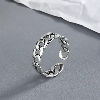 Originalus Dizainas Populiarus Tuščiaviduriai Grandines Piršto Žiedą Paprasta Žiedus Moterims Vestuvės Vestuvinis Papuošalų Dovanos