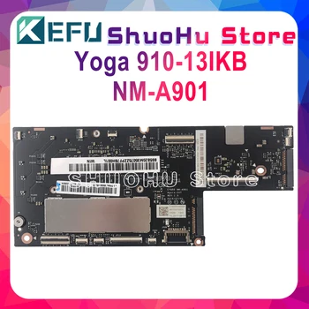 KEFU CYG50 NM-A901 Plokštė Lenovo JOGOS 910-13IKB JOGOS 910 Laptop Plokštės I7-7500U CPU, 16GB RAM originalus Išbandyti