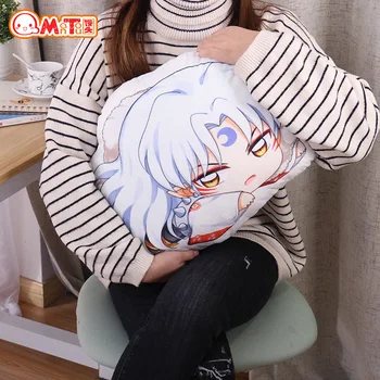 45cm japonijos anime naujas Inuyasha Sesshoumaru Higurashi Kagome Kikyo minkštas pliušas pagalvės
