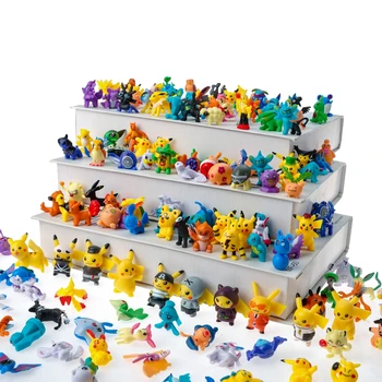 144Pcs Pokemon Įvairių Stilių Pokemon Duomenys Modelio Surinkimo 2-3cm Pokemon Pikachu Anime Pav Lėlės, Žaislai Vaikams Dovanų
