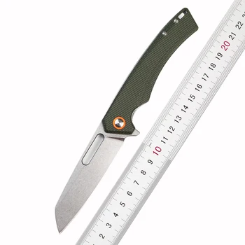 Naujas GT957 sulankstomas peilis D2 ašmenys aukštos kokybės lino rankena kempingas medžioklės lauko kišenėje išgyvenimo virtuvės vaisių peilis edc įrankis