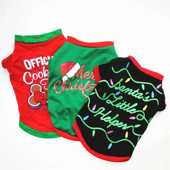 Multi-stiliaus Kalėdų Pet Drabužiai, Šunų Rūbai, Skirti Smulkaus ir Vidutinio Šunys Liemenė Marškinėliai Šuniuką Šunų Kostiumų Pudelis Pomeranijos Čihuahua
