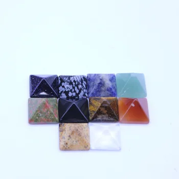 5vnt/set Multi-color Chakra Piramidės Akmens Nustatyti Kristalų Gijimas Chakra Namų Puošybai