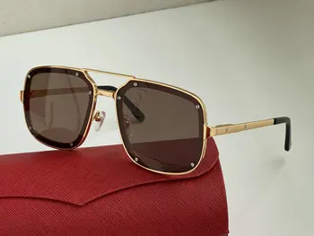 Prabangos prekės Skaidrūs akiniai nuo saulės moterims, 2021 naujas vintage akiniai nuo saulės vyrams UV400 Klasikinis aikštėje moterų akiniai nuo saulės CT0194S
