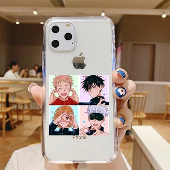 Naujas Animacijos Anime Džiudžiutsu Kaisen Yuji Itadori Telefono dėklas skirtas IPhone 12 Mini 5 6 6S 7 8 SE Plus X XS XR 11 Pro Max Funda Dangtis