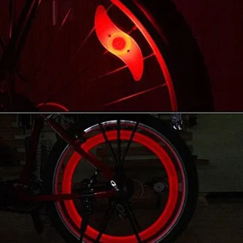 Atsparus vandeniui Dviračių kalbėjo Šviesos diodų (LED dviračio ratų šviesos Karšto Varantys Kalnų Dviračių Įspėjamoji Lemputė Dviračių sporto Įrangos, dviračių galinis žibintas
