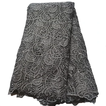 2021 geras dizainas balta juoda laido nėriniai siuvinėjimo audiniai, minkštos medžiagos suknelė 