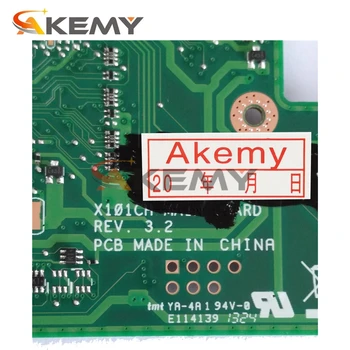 AKEMY X101CH Nešiojamas Plokštę Už ASUS EeePC X101CH X101C Originalus Mainboard 1GB-RAM