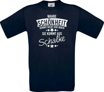 Unisex Marškinėliai Wahre Schonheit Kommt Aus Schalke