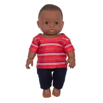 Afrikos Modeliavimas Mielas Black 12 COLIŲ Lėlės Vaikams vaikiški Drabužiai Playhouse Žaislas Bonecas Atgimsta brinquedos Lėlės Vaikams