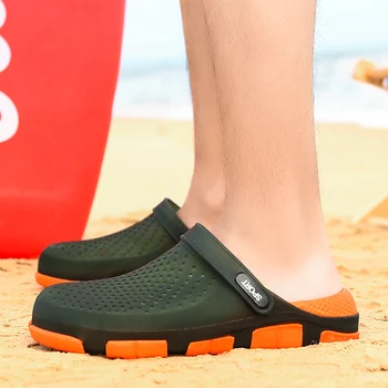 Klumpės Sandalai Moterims Vyrai Vasarą Vandens Batai Šviesos Kvėpuojantis Želė Šlepetės Plaukimo Pėsčiomis Paplūdimio Sporto Anti-slip Flip Flops