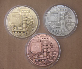 Ip Litecoin Aukso, sidabro ir vario 3 bitcoins Progines monetas, Ženklelis Medalis Suvenyrų Šalies Meno Dovanų, Suvenyrų