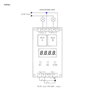 Dykb Skaitmeninis LED 30-žingsnis dual programuojama laiko Relė Reguliatorius Ciklo Delsimo Laikmatis, Laikas įjungti Modulį kontrolės valdyba