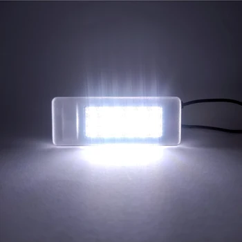 2vnt Aukštą Ryškumą, Baltos spalvos LED Licenciją Plokštelės Šviesos Numerį Lempa 