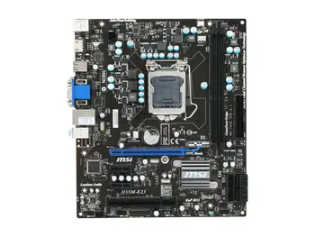 MSI H55M-E23 Plokštė LGA 1156 DDR3 Intel H55M H55 SATA II PCI-E X16 Naudoti Darbalaukio Mainboard