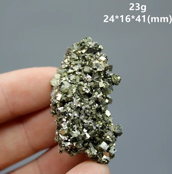 Natūralus retas Blizga kubinių pyrite mineralinių pavyzdys akmenys ir kristalai gydymo kvarco kristalai