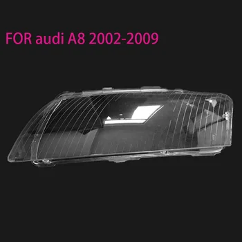 Audi a8 d3 2002-2009 objektyvas žibintai skaidrūs žibintai lempa shield atspalvių žibintai padengti objektyvo stiklas priekinis žibintas