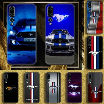 Sporto automobilių Mustang Telefono dėklas, Skirtas Samsung 