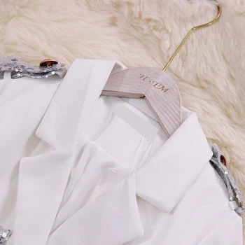 OLIS temperamentas kostiumas apykakle ilgomis rankovėmis china kišenės laukinių single-breasted švarkelis, striukė moteriška 2021 m. rudenį 