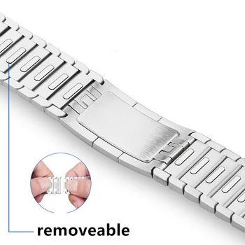 Nuorodą apyrankę, Apple watch band 44mm 40mm iwatch serijos se 4 5 6 Gen. 6 Pūga Apyrankę correa 