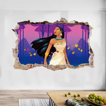 Disney Princesė Sienų Lipdukai Vaikams Princesė Aladdin 