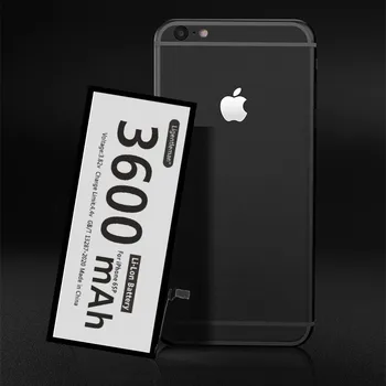 3600mAh Aukštos kokybės 0 ciklų, baterija, iphone 6sp 6S Plius baterija, patvarus baterijas Apple iPhone 6splus 6SPlus Bateria