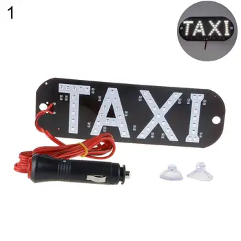 Karšto Pardavimo!!! Taksi LED Licenciją Plokštelės Automobilių Šviesos Priekinio stiklo Cabed Indikatorius Viduje signalinė Lempa