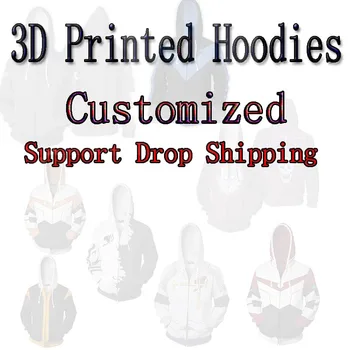 Drop Laivyba 3D Atspausdintas Hoody Vyrams Megztinis ilgomis Rankovėmis Cosplay Kostiumas S-5XL