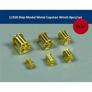 1/350 Masto Laivo Modelį, Metalo Capstan Gervė Asamblėjos Modelio Rinkinio 8pcs/set