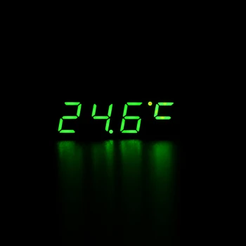 2021 Naujų Automobilių Skaitmeninis Laikrodis, Temperatūros Ekranas, Elektroninis Laikrodis, Termometras, Automatinis Elektroninis Laikrodis LED Apšvietimas Skaitmeninis Ekranas